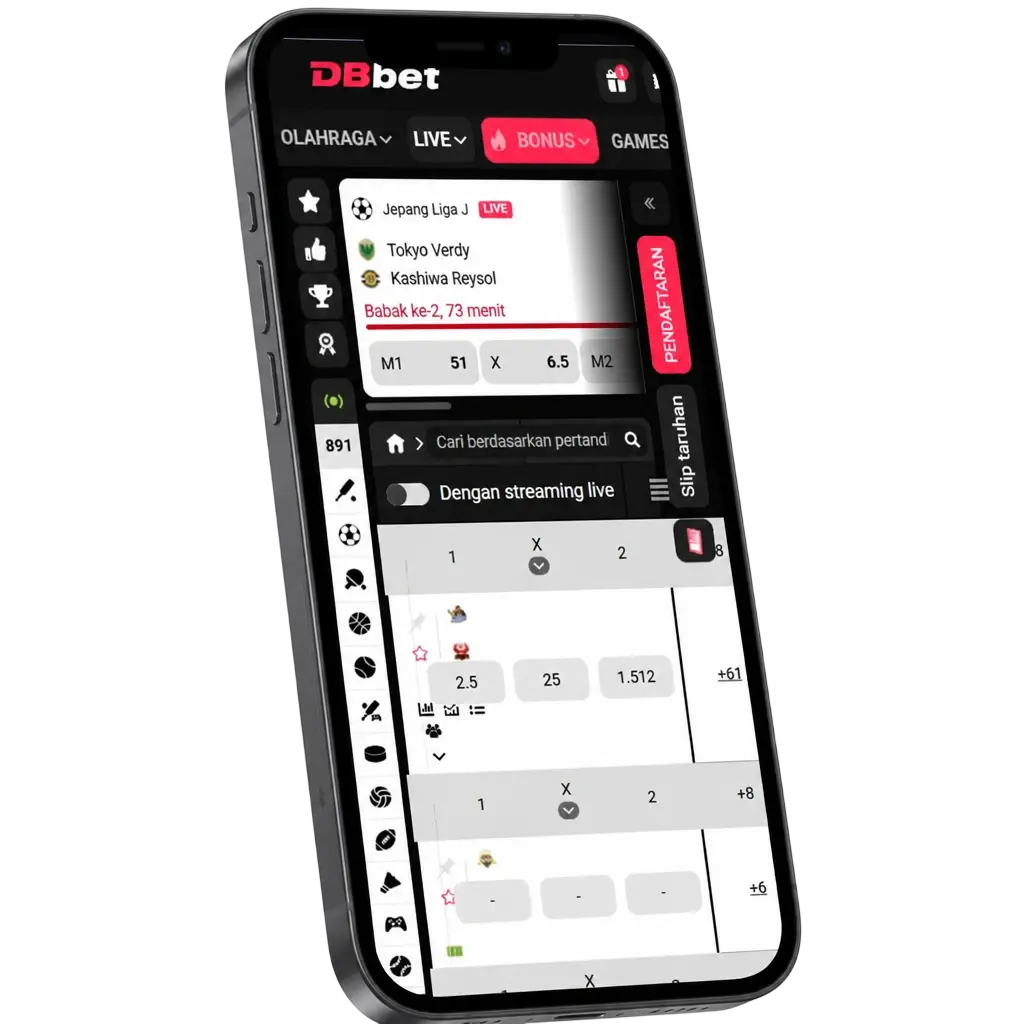 Download the DBBet App for Android (APK) and iOS (iPhone, iPad)
