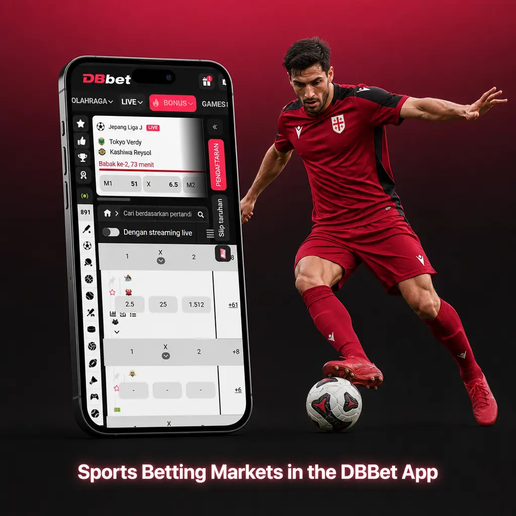 Sports Betting Markets in the DBBet App