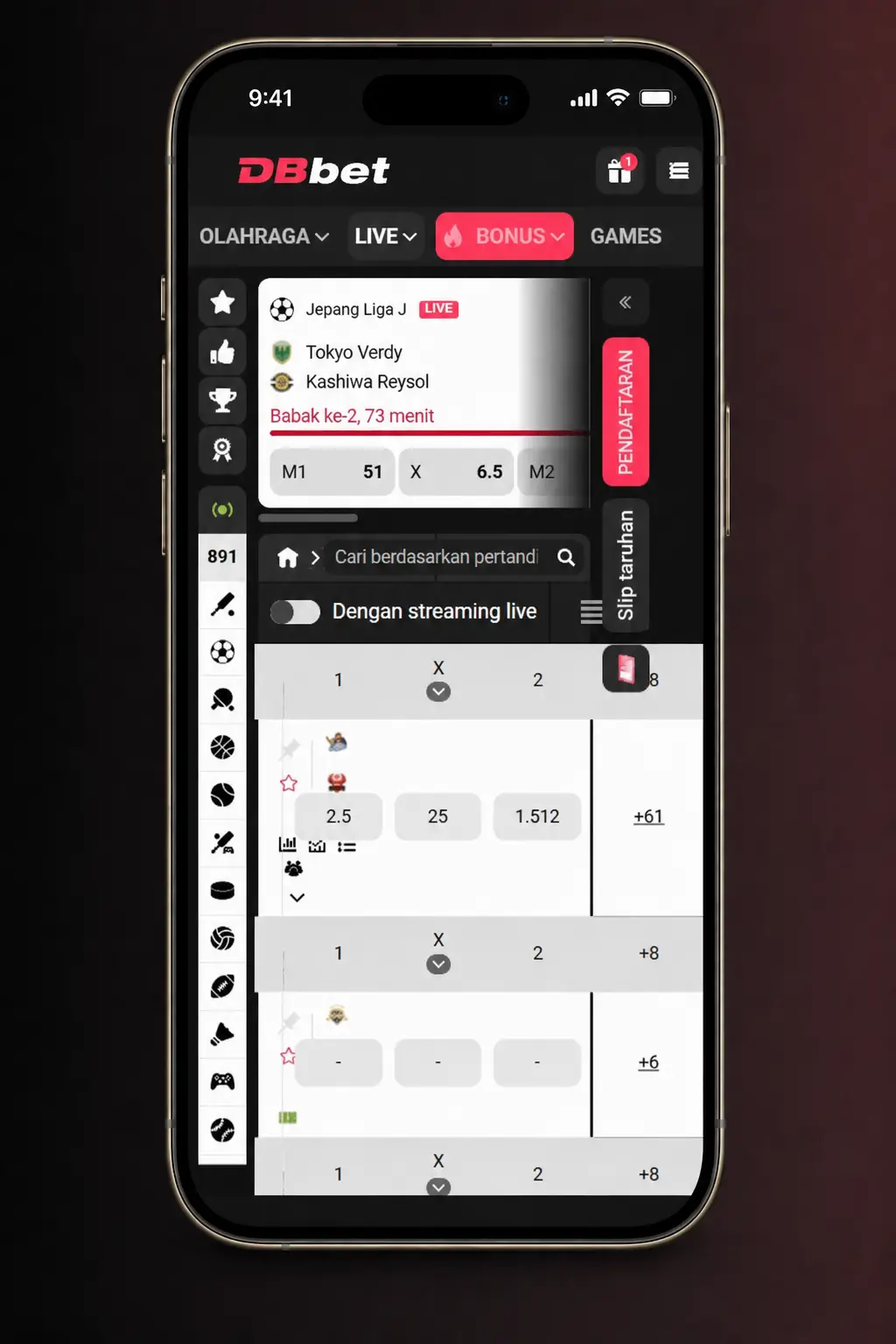 Steps to Start Betting in the DBBet App