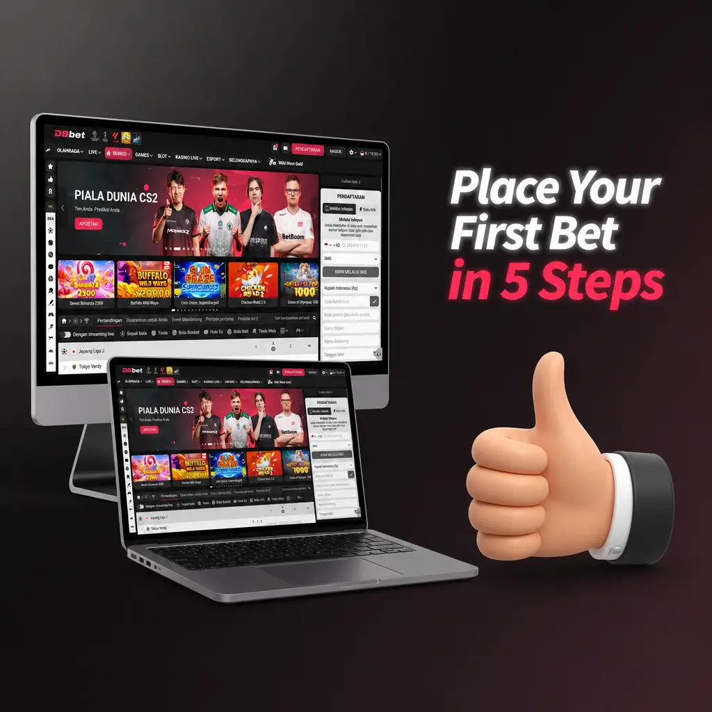 Place Your First Bet in 5 Steps